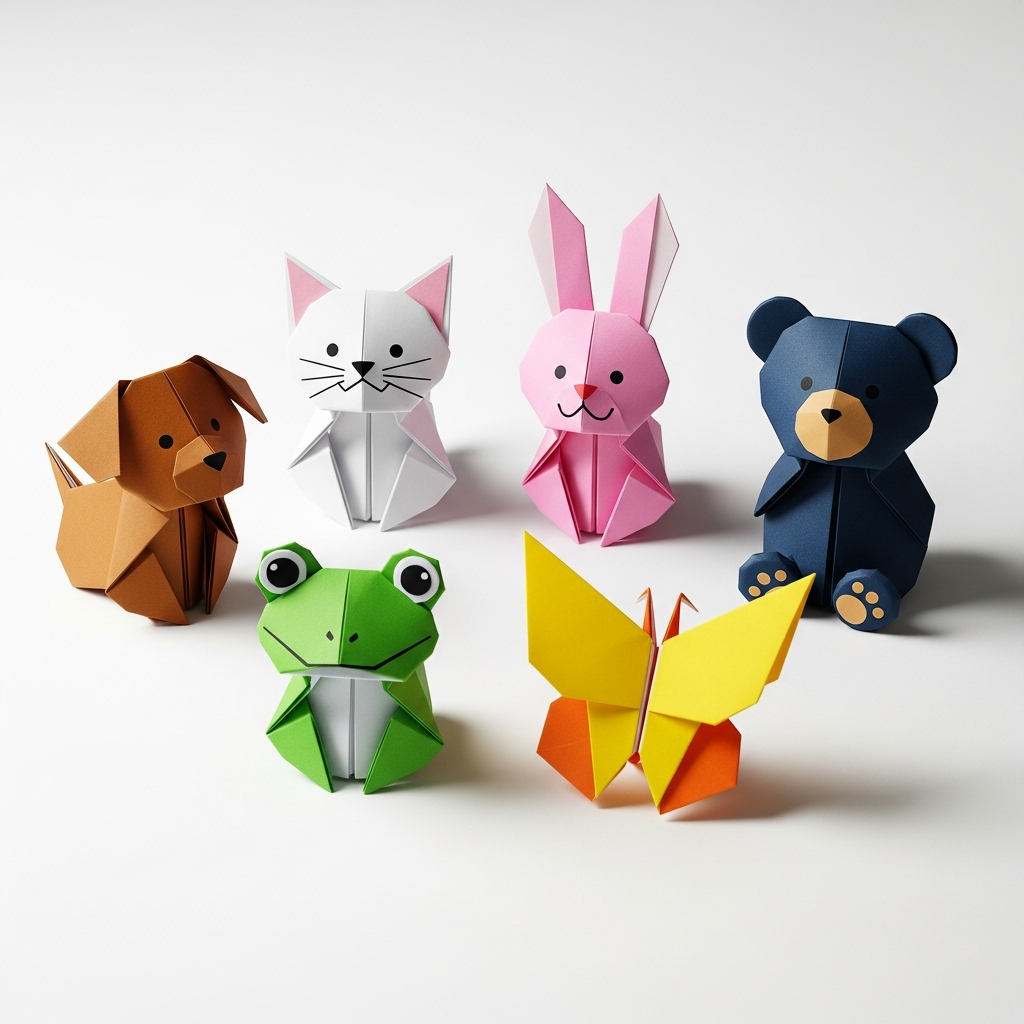 Животные и птицы оригами